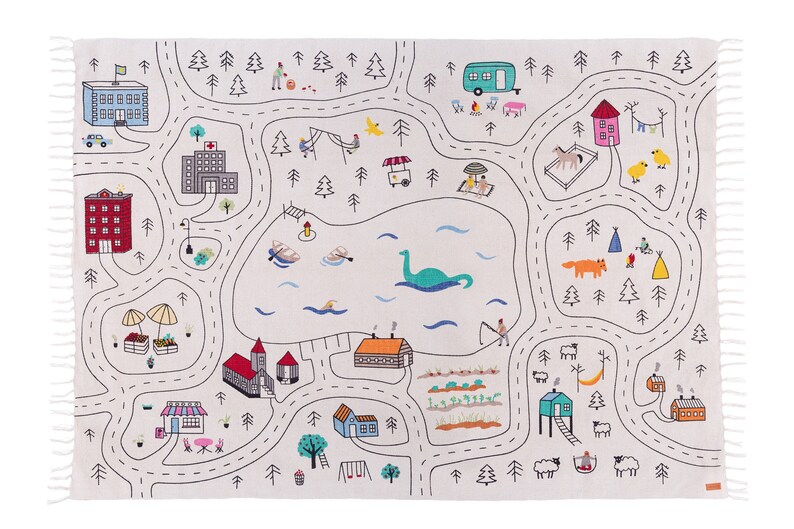 NURSERY RUG / Fast FEDEX Shipping / Play Rug / Kids Rug / Etsy