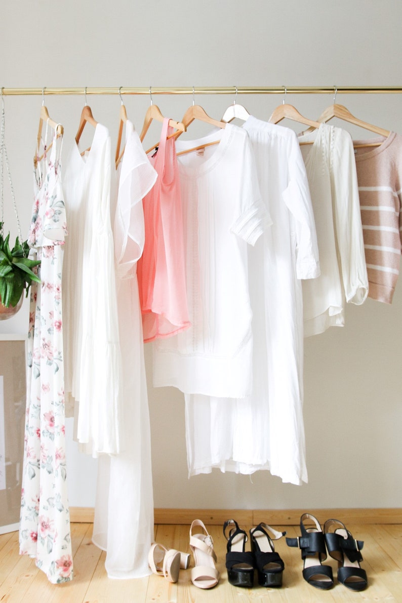 Hanging Rail Clothing Rack Etsy Australia