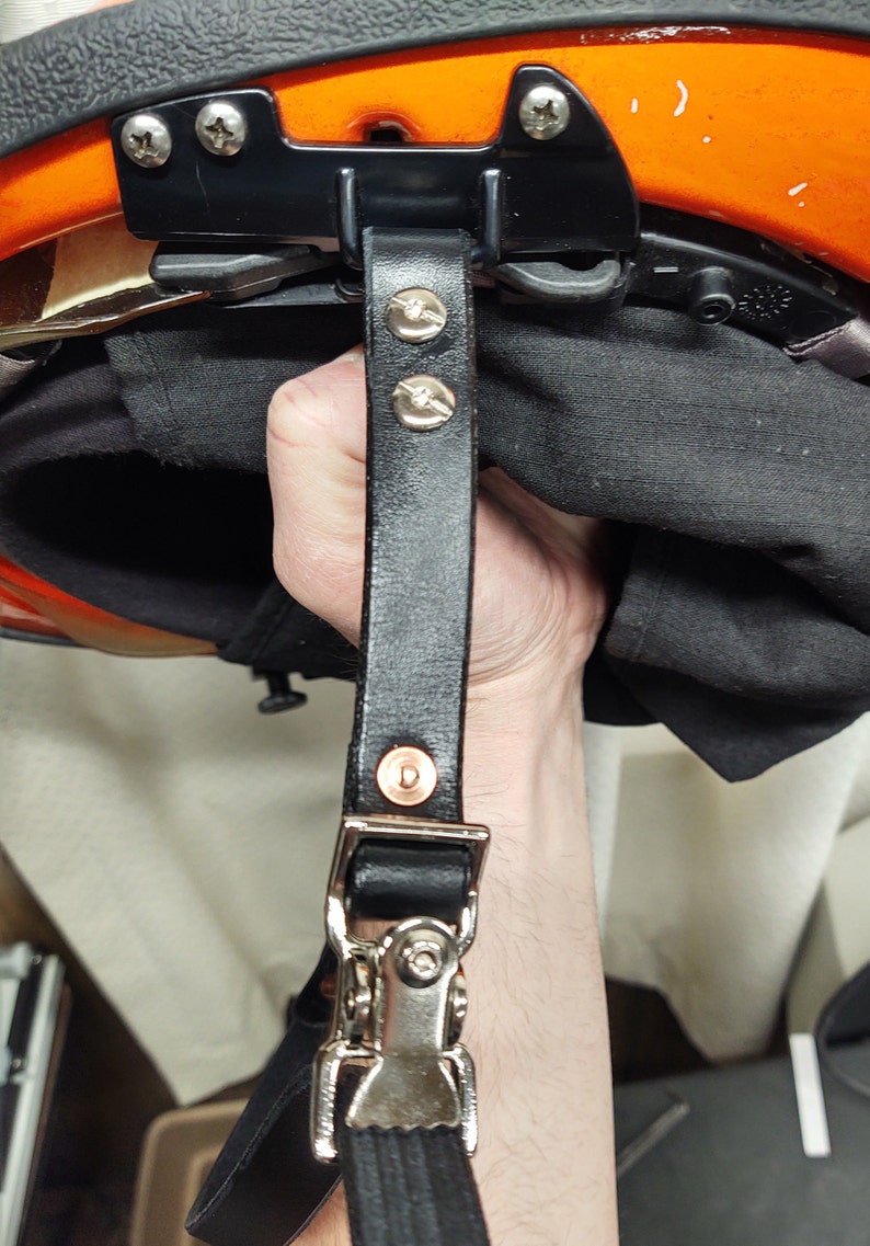 Firefighters Leather Fire Helmet Chin Strap Etsy