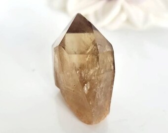 VERY RARE Natural citrine from Congo, crystal, lithotherapy, kundalini crystal