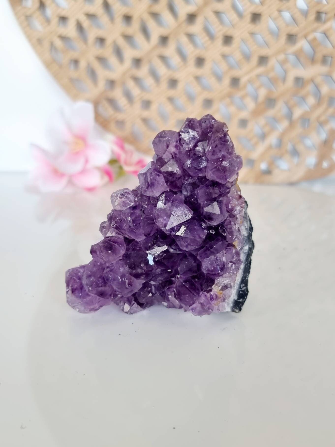 Cristal d'améhyste, Pierre Naturelle, Cristal, Crystal Healing, Lithothérapie, Minéraux