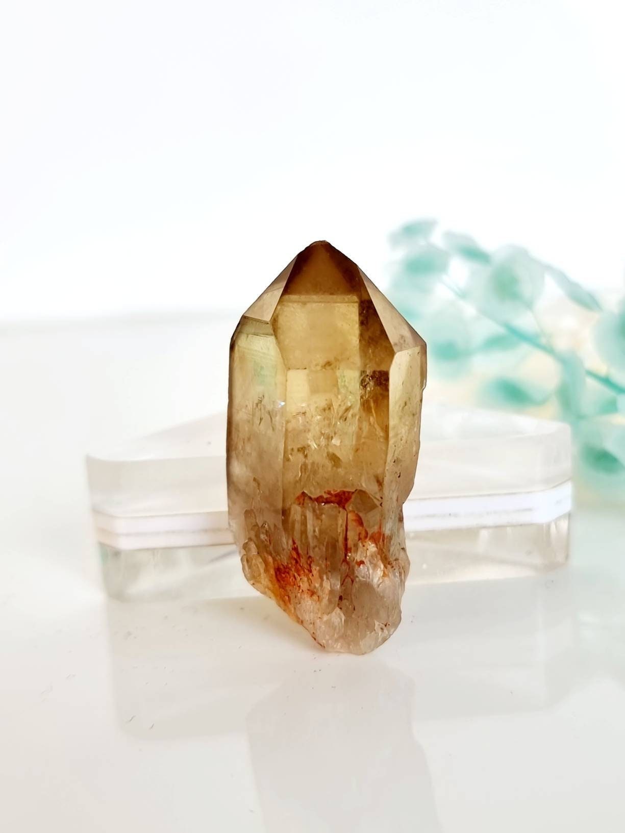 Pointe Brute de Citrine Naturelle Du Congo , Cristal, Lithothérapie, Kundalini Crystal