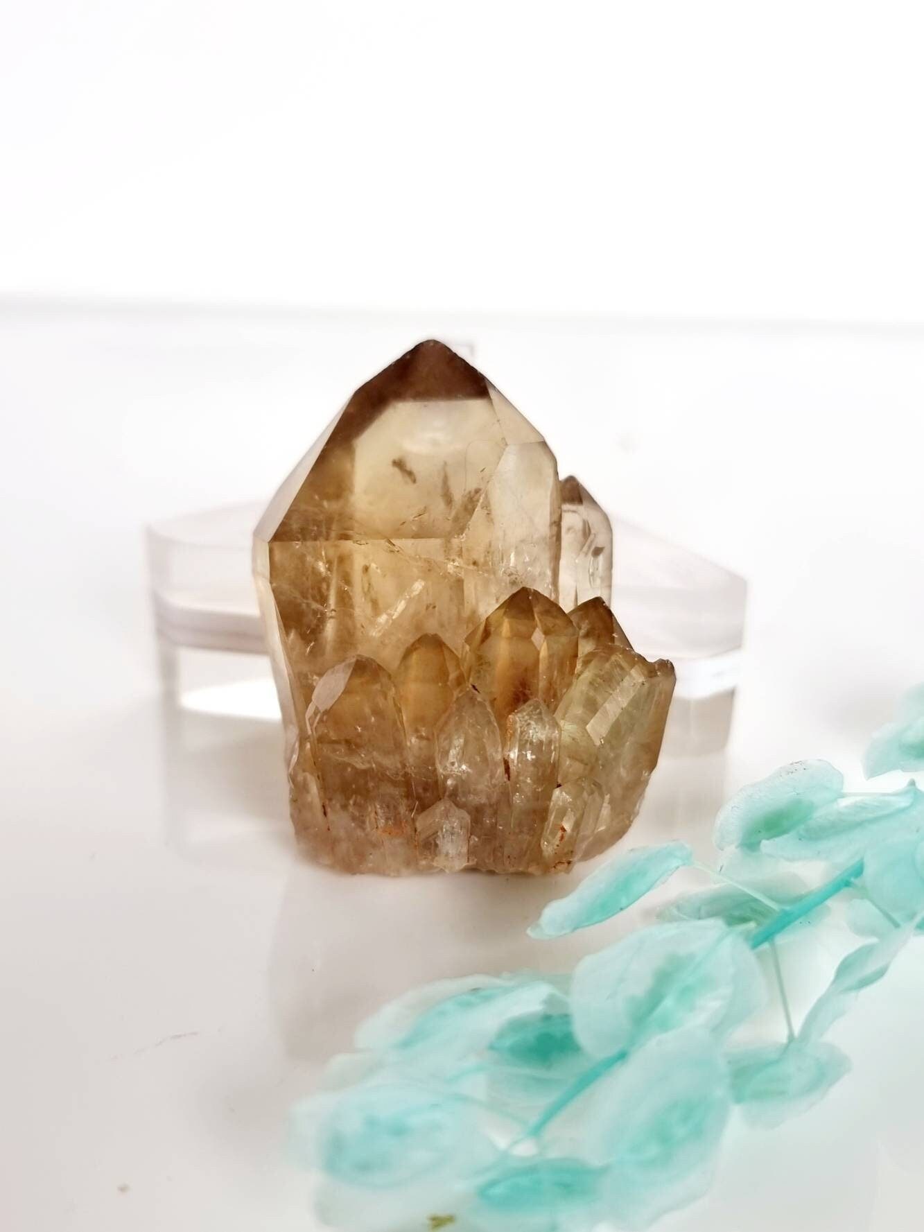Tres Rare.. Citrine Naturelle Du Congo , Cristal, Lithothérapie, Kundalini Crystal