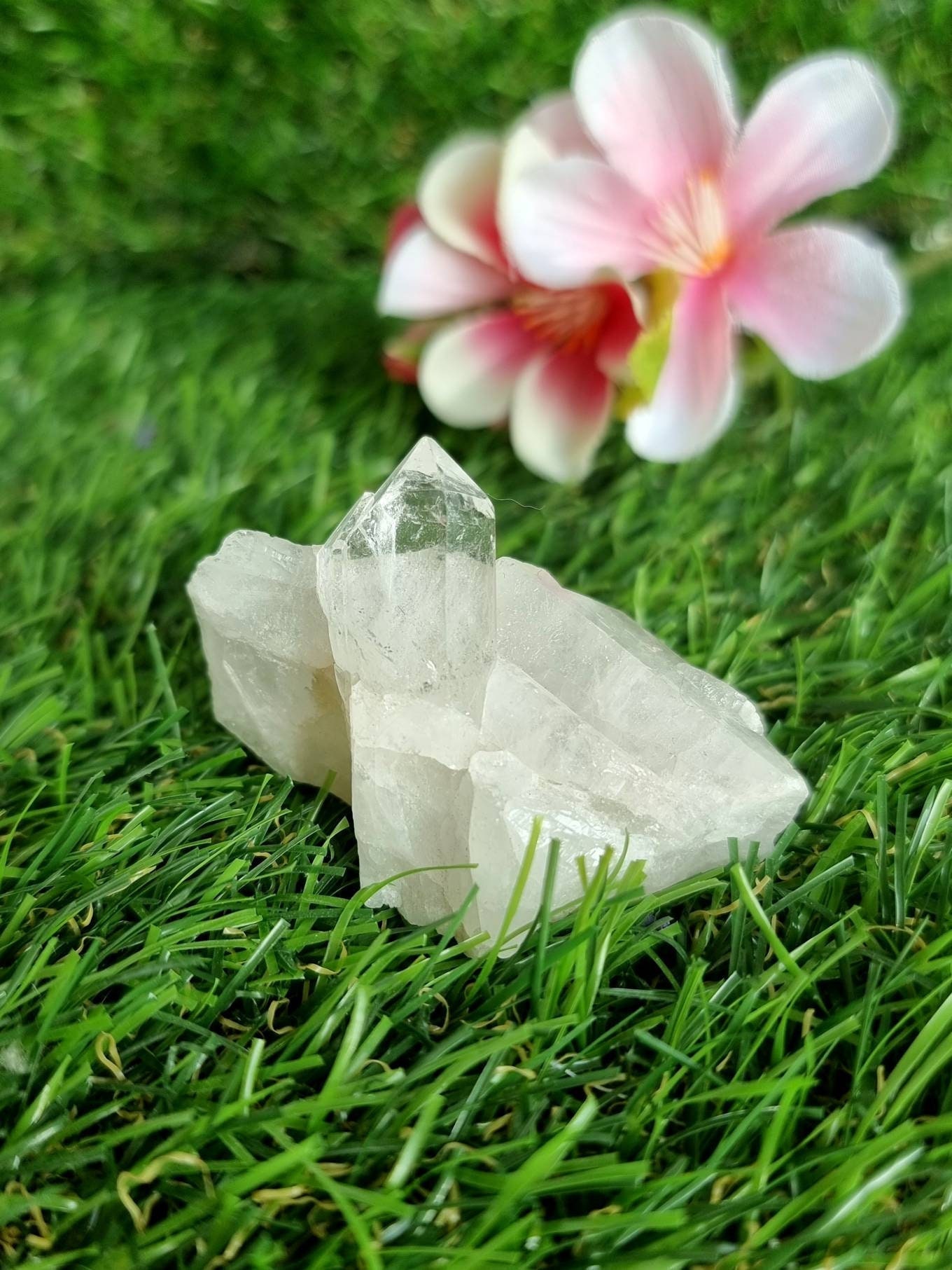 Amas de Cristal Roche, Quartz, Minéraux, Lithothérapie