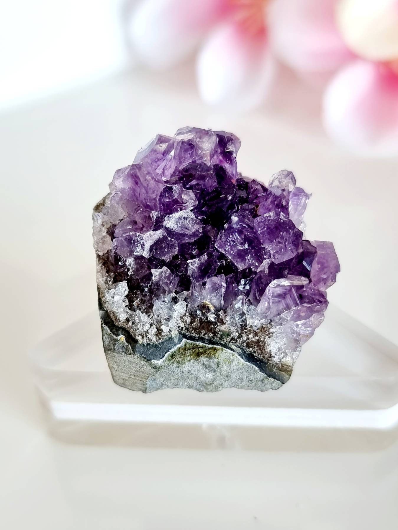 Amethyste Amas de Cristal, Pierre Naturelle, Lithothérapie, Minéraux