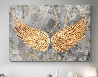 Wings Canvas Printing Wall Art Animal Oil Picture Painting Home Decor Gift BS