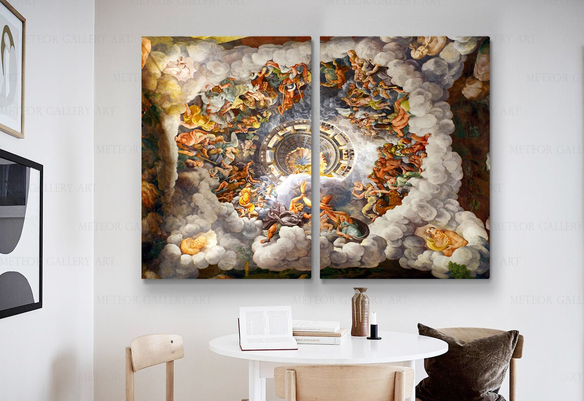 Creation Gods and Their Duties Wall Art Greek Mythology Print Etsy