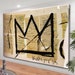 Jean Michel Basquiat's Crown Modern Unique Painting Abstract Canvas Wall Art, Basquiat Canvas print, Street art, Home/Office Room Decor Gift 