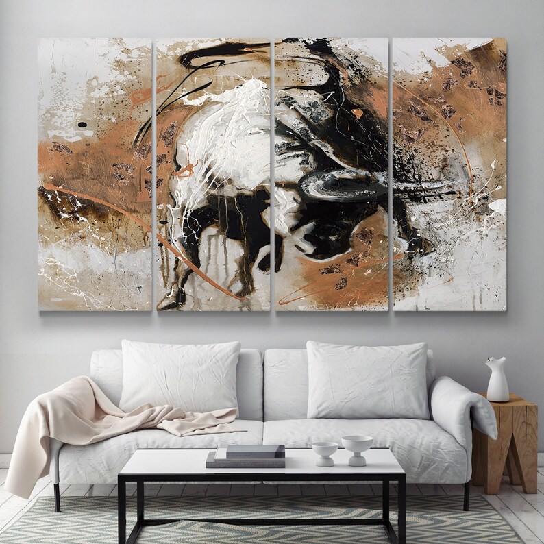 Bull Wall Art Animal Wall Art Canvas Print Entrepreneur Etsy
