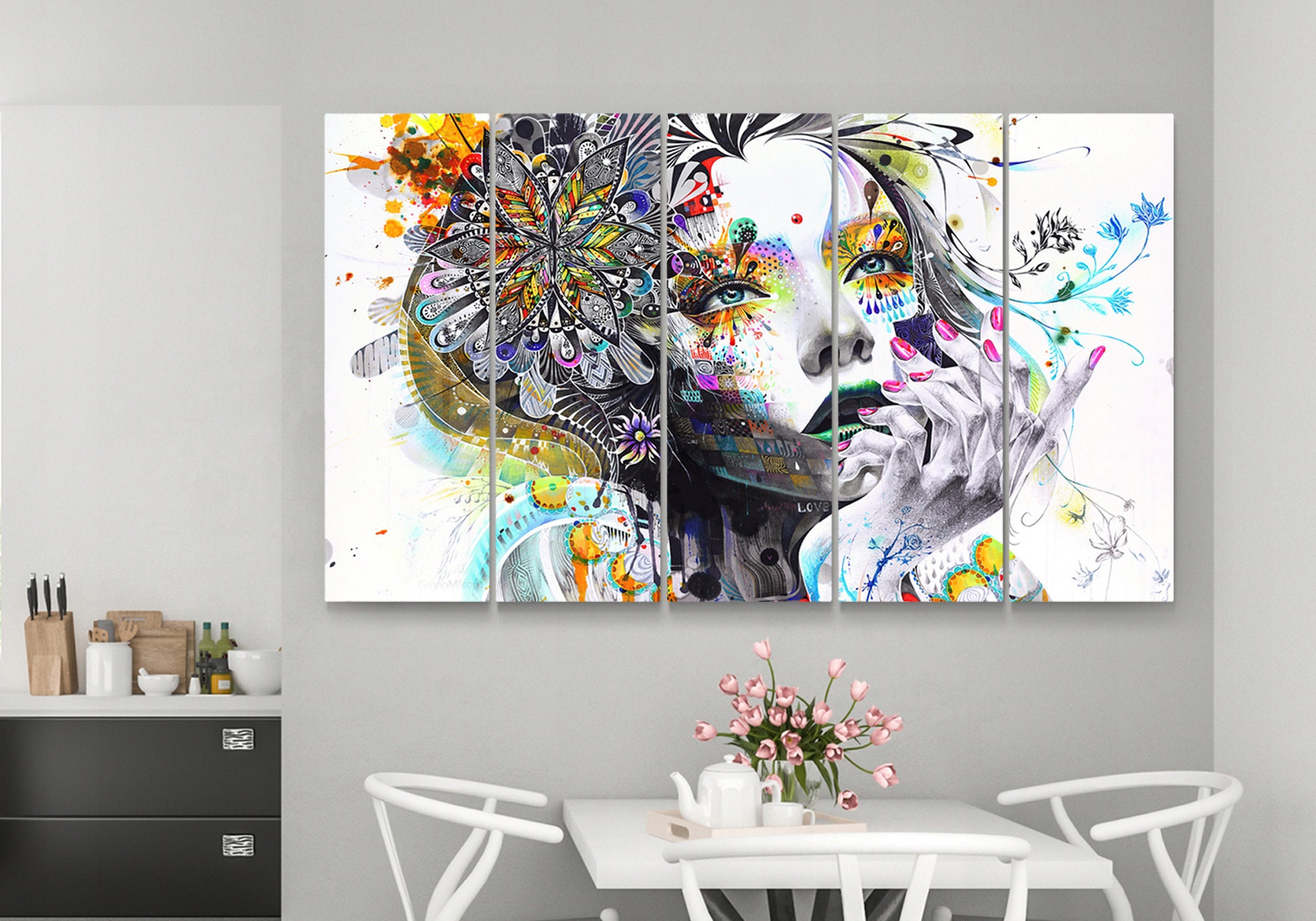 Urban Princess Graffiti Street Art, Princess Rainbow Color Painting Custom  Graffiti Stencil by Pepe Banksy Wall Decor Canvas Print, Art Gift - Etsy