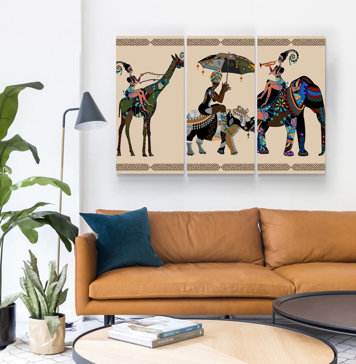 African Wall Art Decor Canvas Print Black Woman Art Ethnic | Etsy