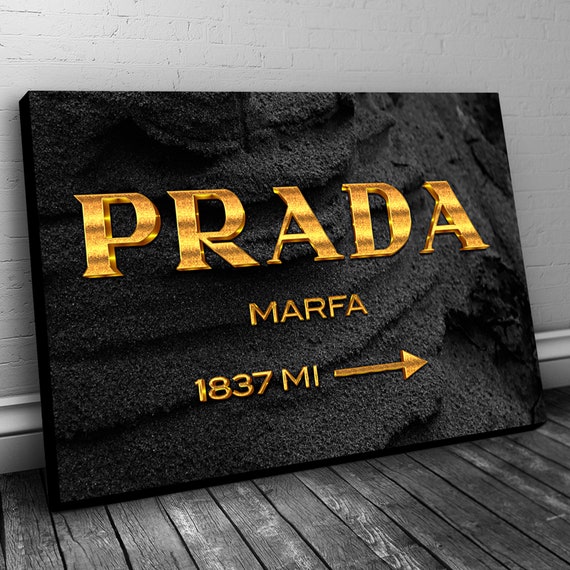 Prada Marfa Toile Art Mural, Gossip Girl Marfa Painting, Marfa 1837 MI, Gossip  Girl Wall Art, Art de la mode, Cadeau dentrepreneur motivateur -  Canada