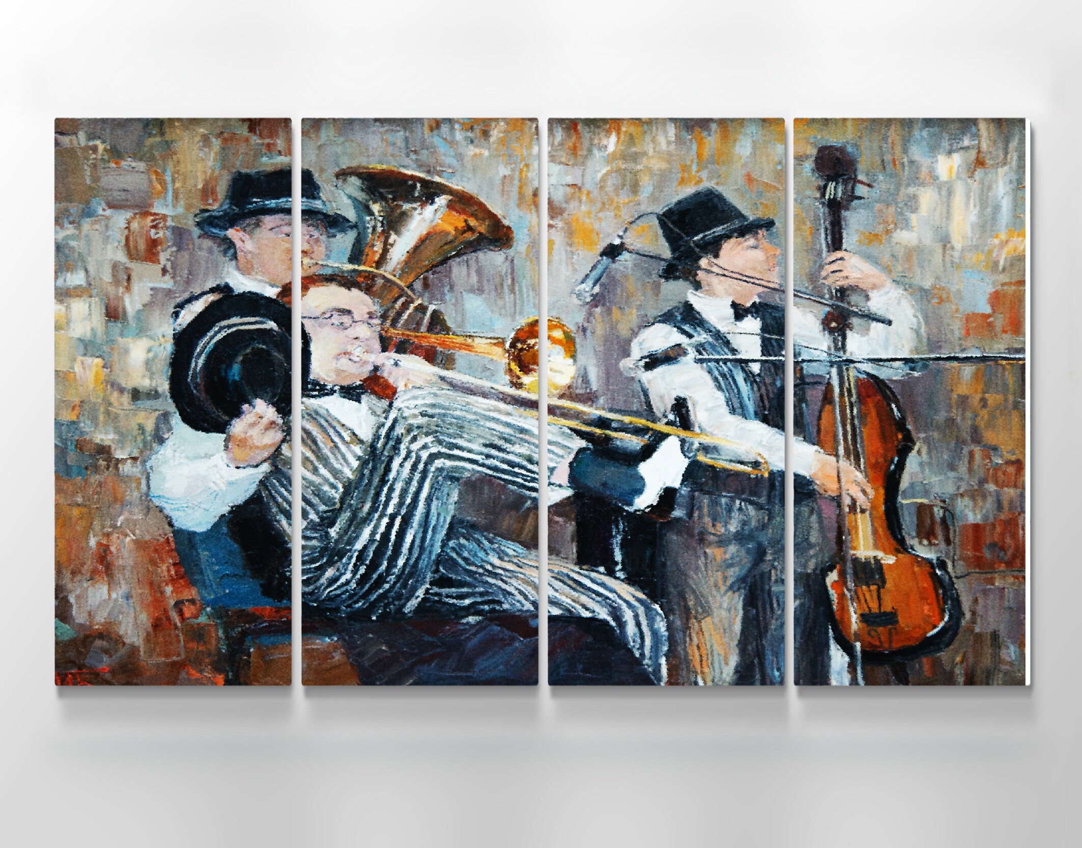 Jazz Wall Art Music Wall Art Jazz Canvas Print Musical Wall Etsy UK