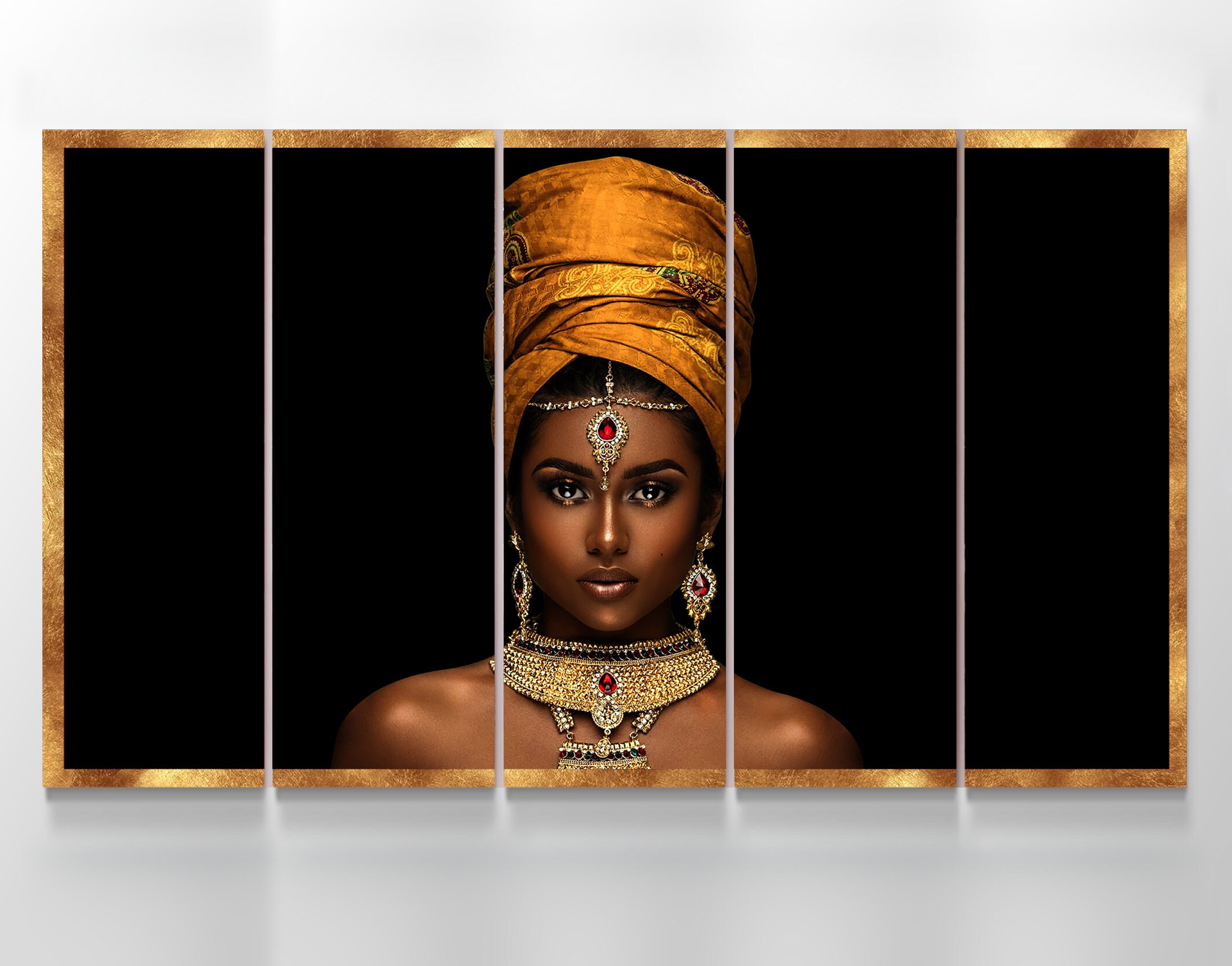 Africa Wall art African Women Wall Decor Black Women Wall Etsy