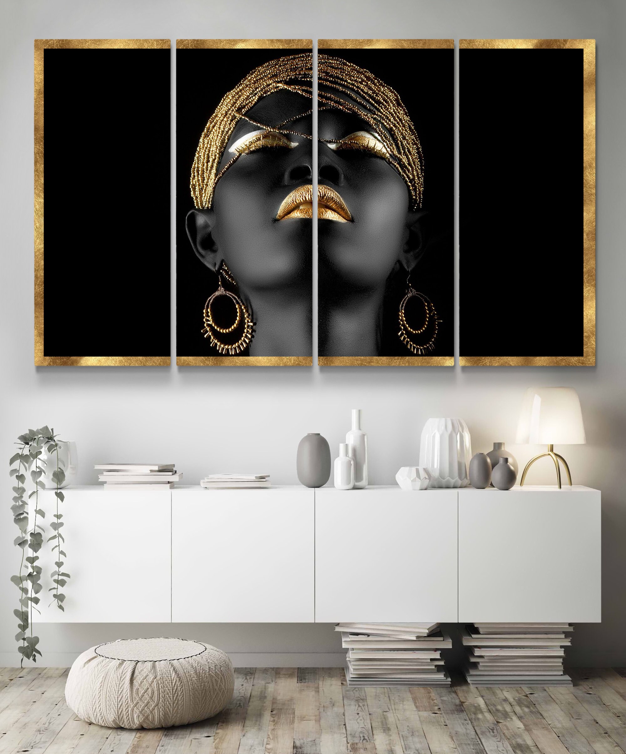 African Art Print, African American Art, Africa Wall Art, Black Women Wall  Art, Woman Print Art, Ladies Art, Gold and Black Art, Wall Decor - Etsy New  Zealand | Poster