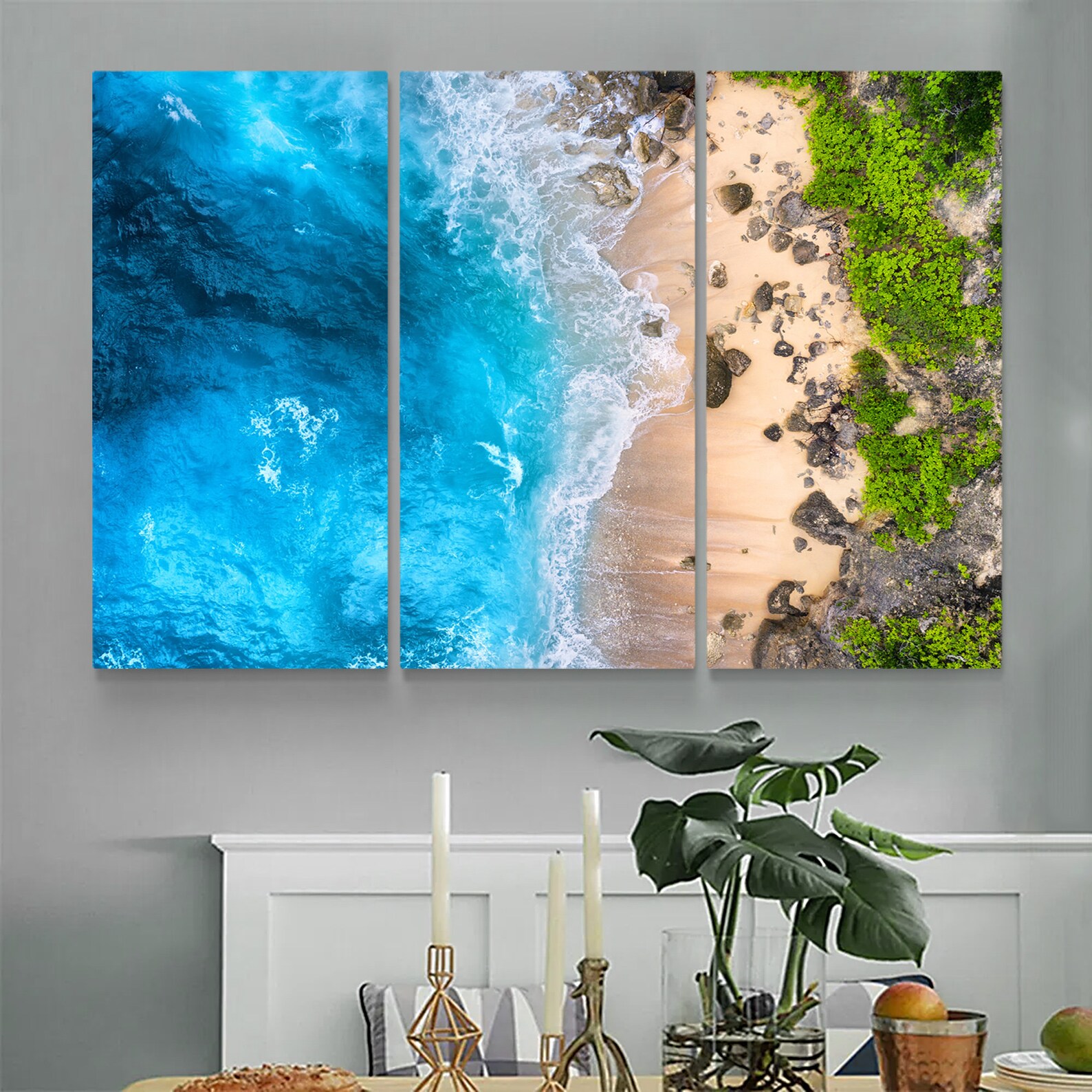 Landscape Wall Art Ocean Decor Sea Beach Print Living Room - Etsy