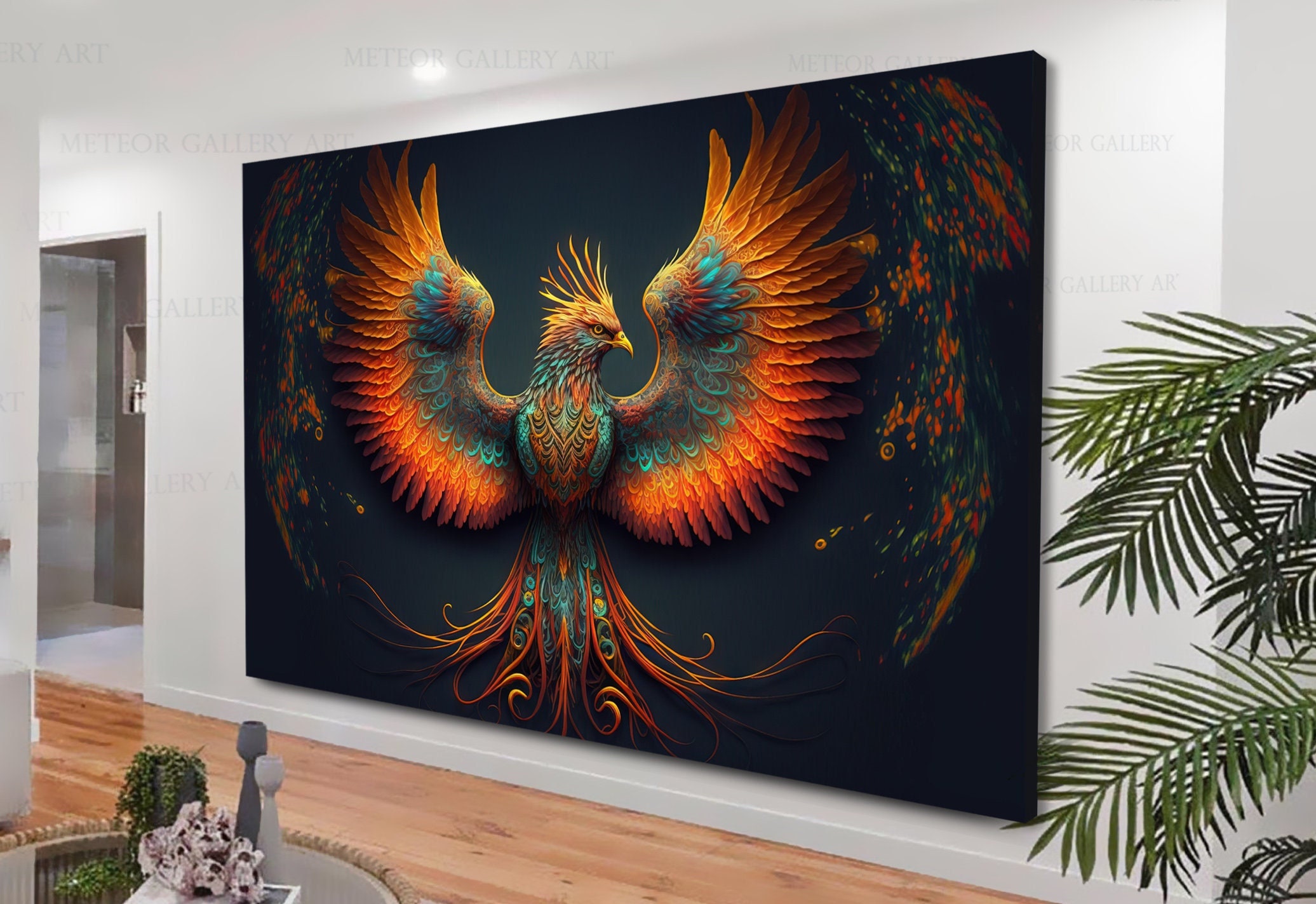 Phoenix bird poster