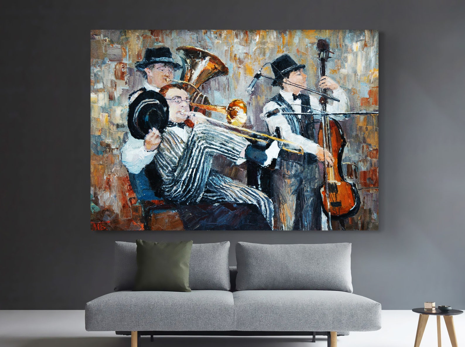 Jazz wall art Music wall art Jazz canvas Print Musical wall Etsy
