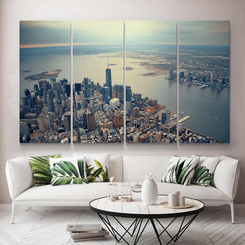 New York Wall Art Manhattan Skyline Photo New York Home Etsy