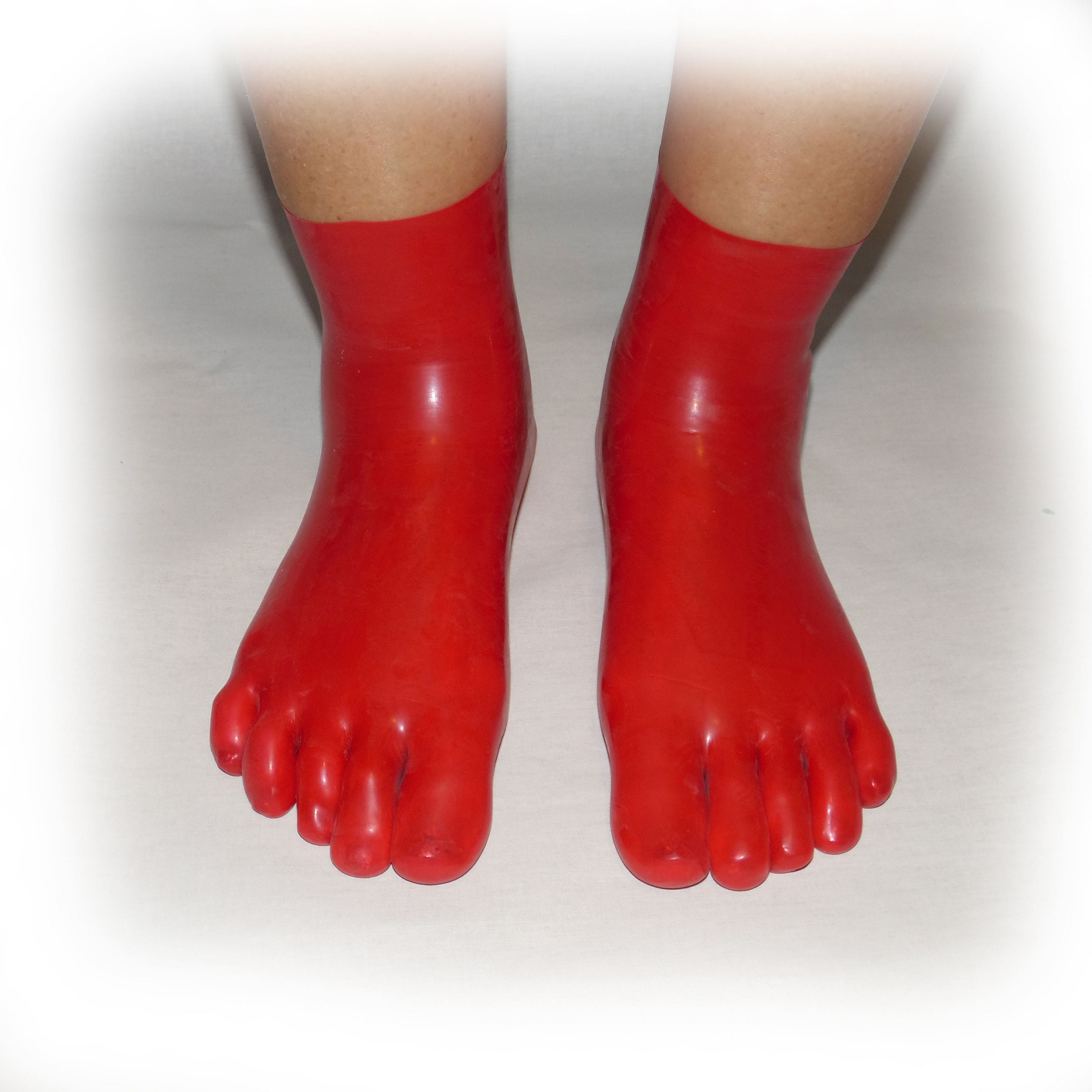 Rubberfashion Paire de Gants en Latex - Unisexe - Montant Jusqu'au