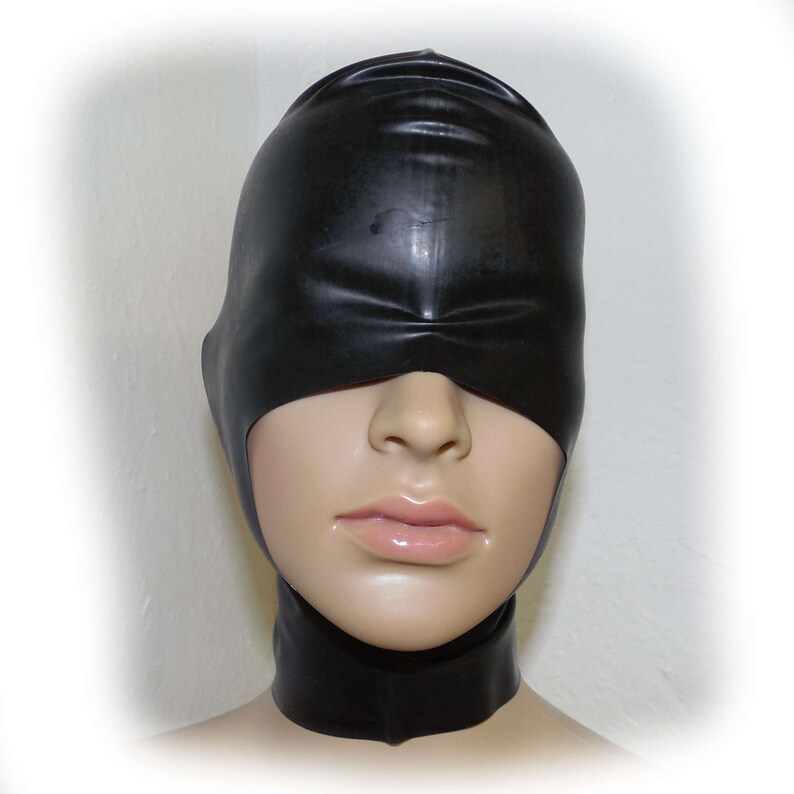 Latex mask fetish unisex seamless 3373