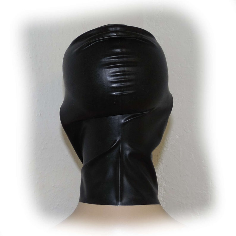 Latex mask fetish unisex seamless 3373
