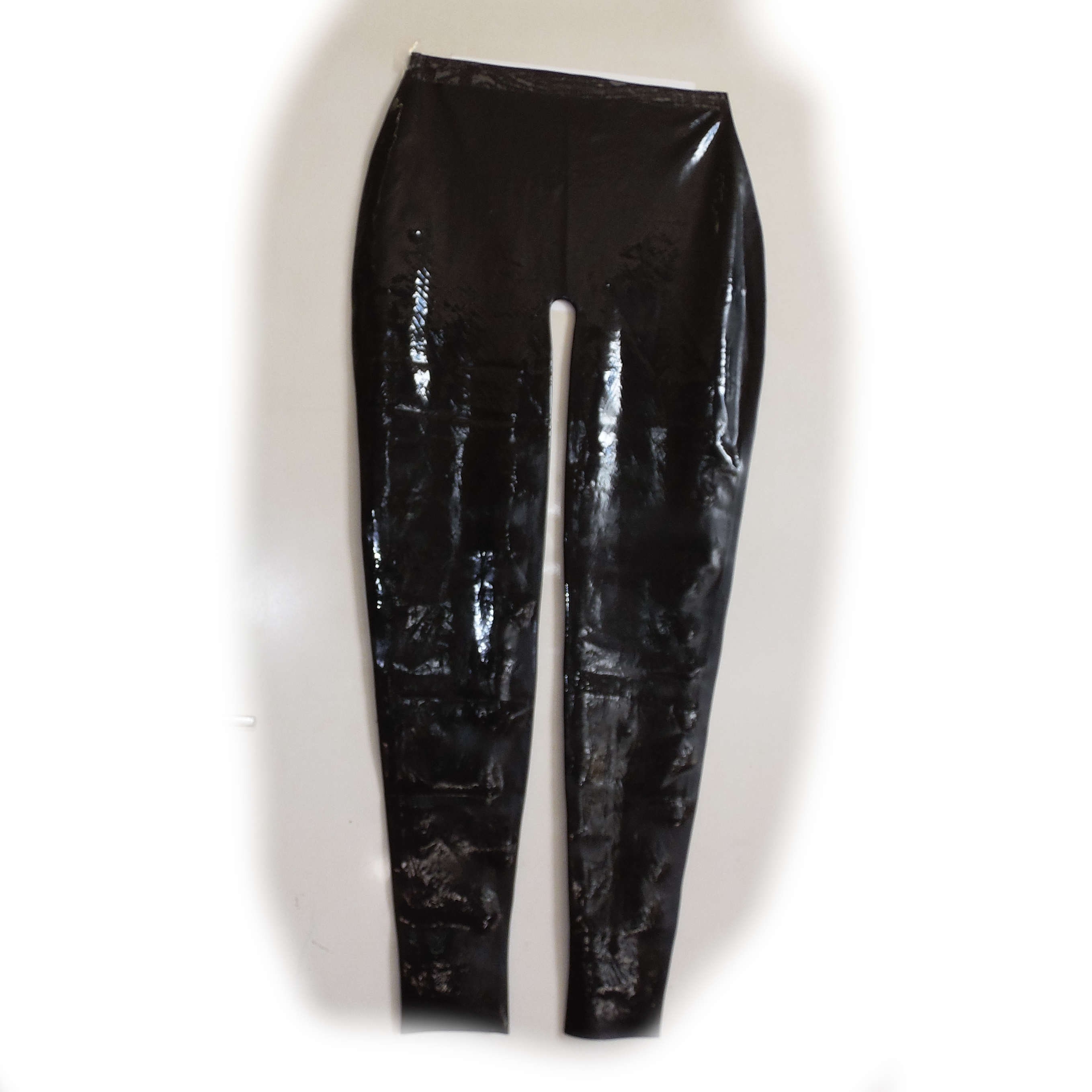 Latex Pants Trousers Trousers Seamless No Zipper Black Color L Etsy