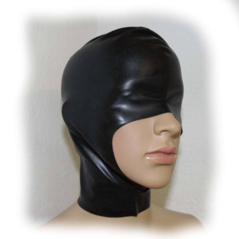 Latex mask fetish unisex seamless 3373