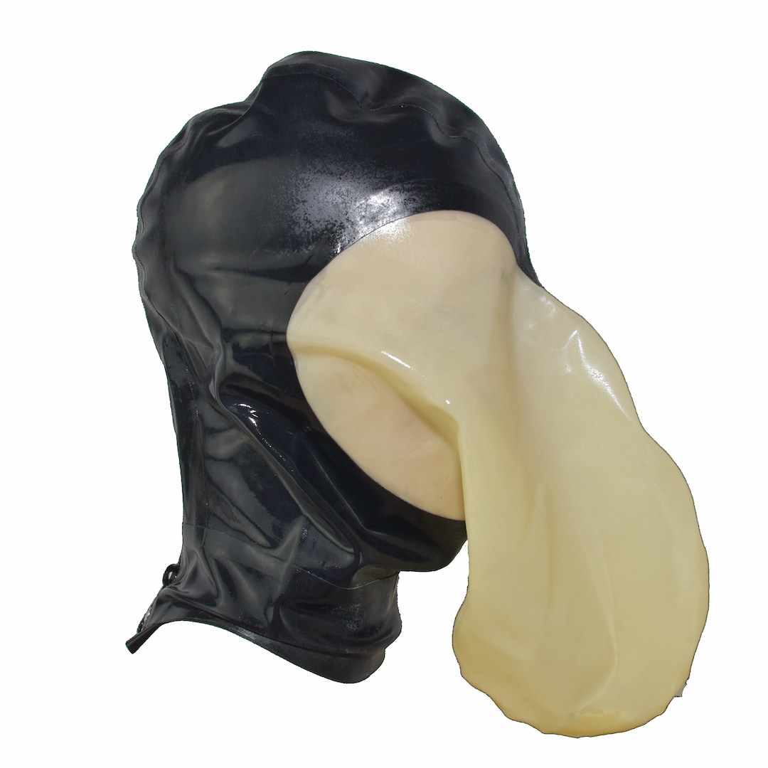 Latex Balloon Mask Breath Control Handmade With Zipper Size L 4341 ...