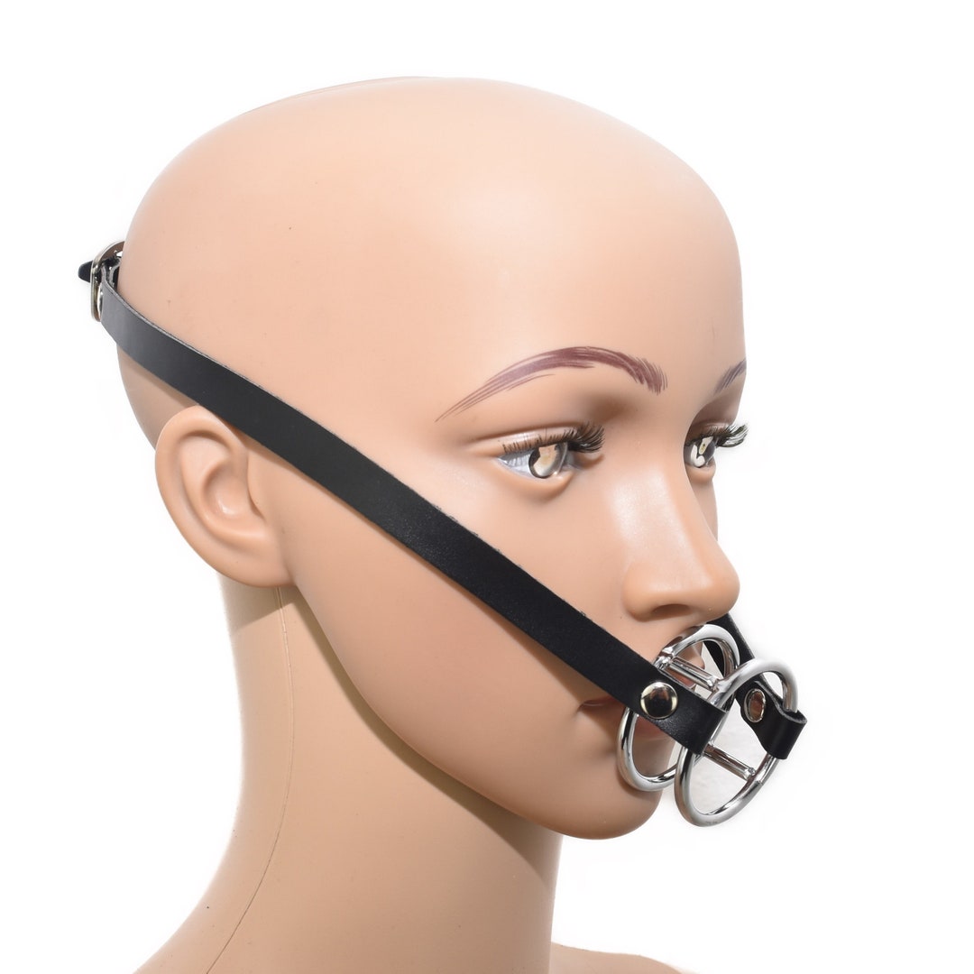 Double Metal Ring Gag / Open Mouth Gags 316 Etsy