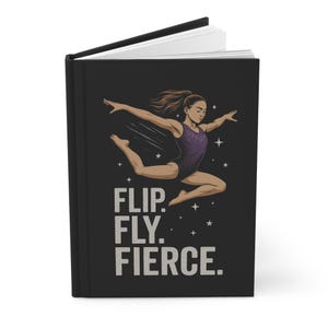Gymnastics Journal, Workout Log, Training Planner, Gymnast Diary, Athlete Notebook, Practice Record, Gymnast Gift