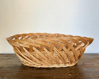 Cesta de pan francesa vintage / Estilo campestre, pradera y granja con un toque chic de abuela