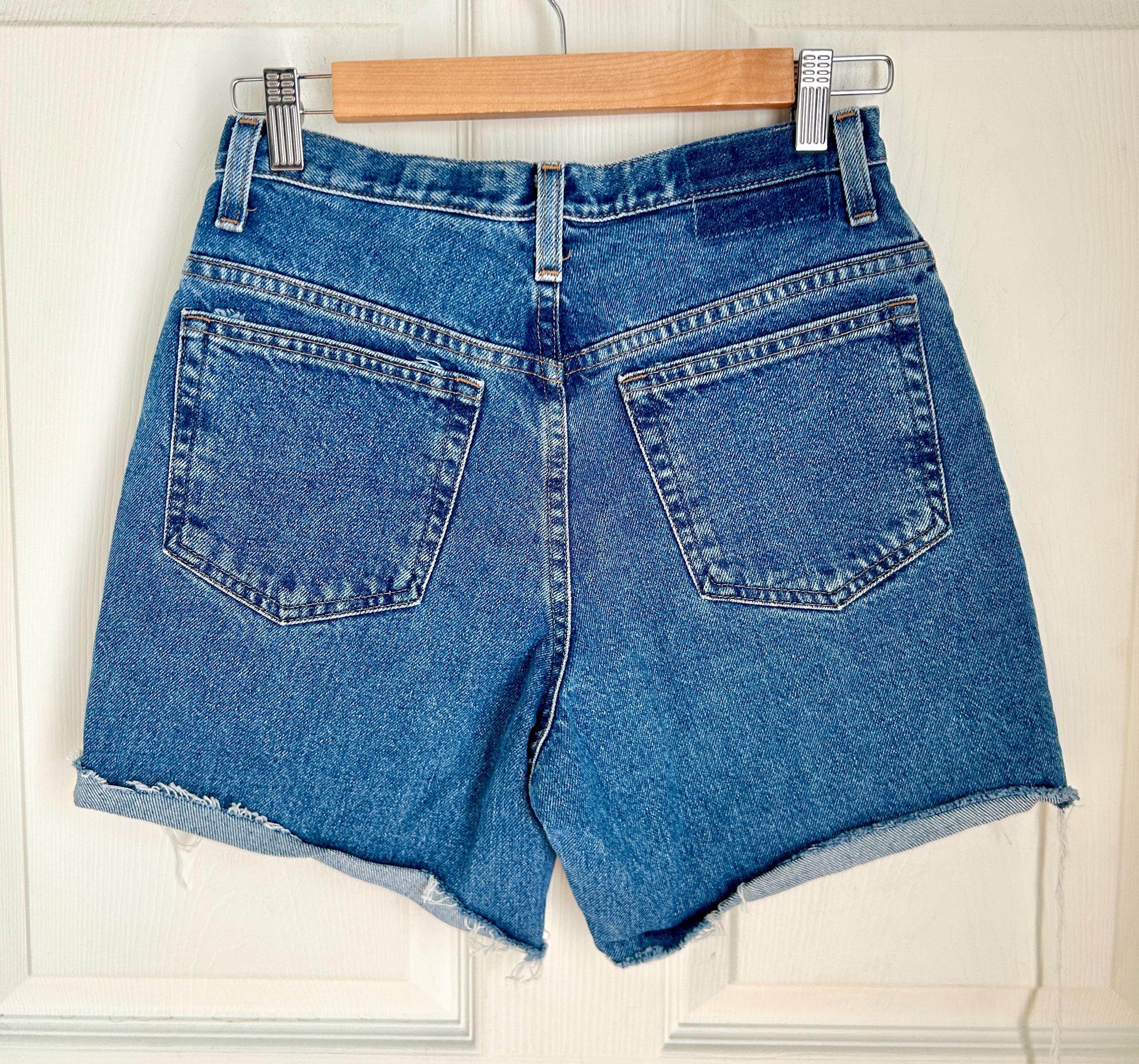 Vintage Eddie Bauer Jean Shorts Size Small | 100% Cotton Denim