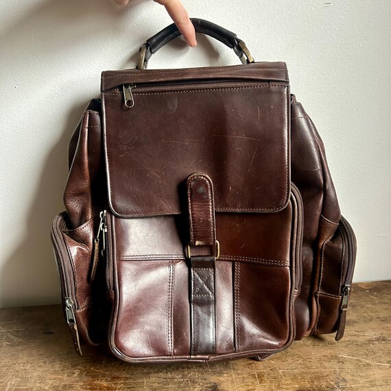 Norm Thompson Convertible Metallic Bronze Copper Leather Bag Backpack Norm Thompson | Bags | Norm Thompson Metallic Bronze Leather  main image 2