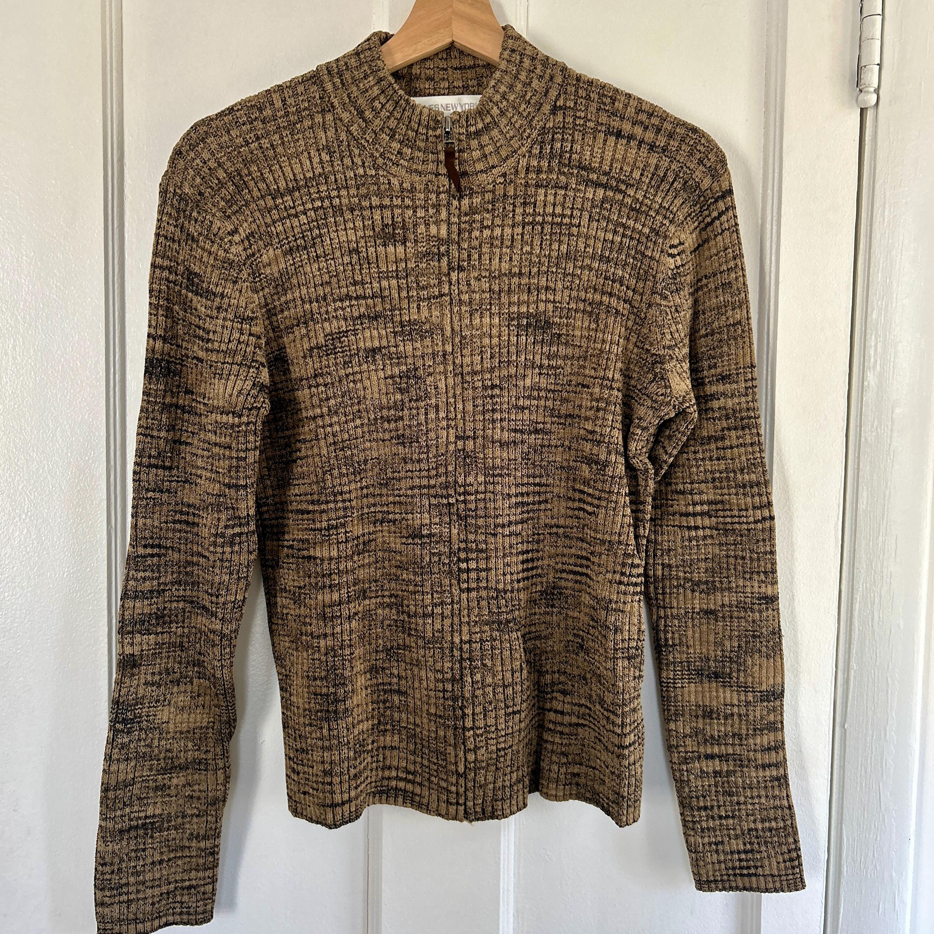 90s Zip up Cardigan - Etsy