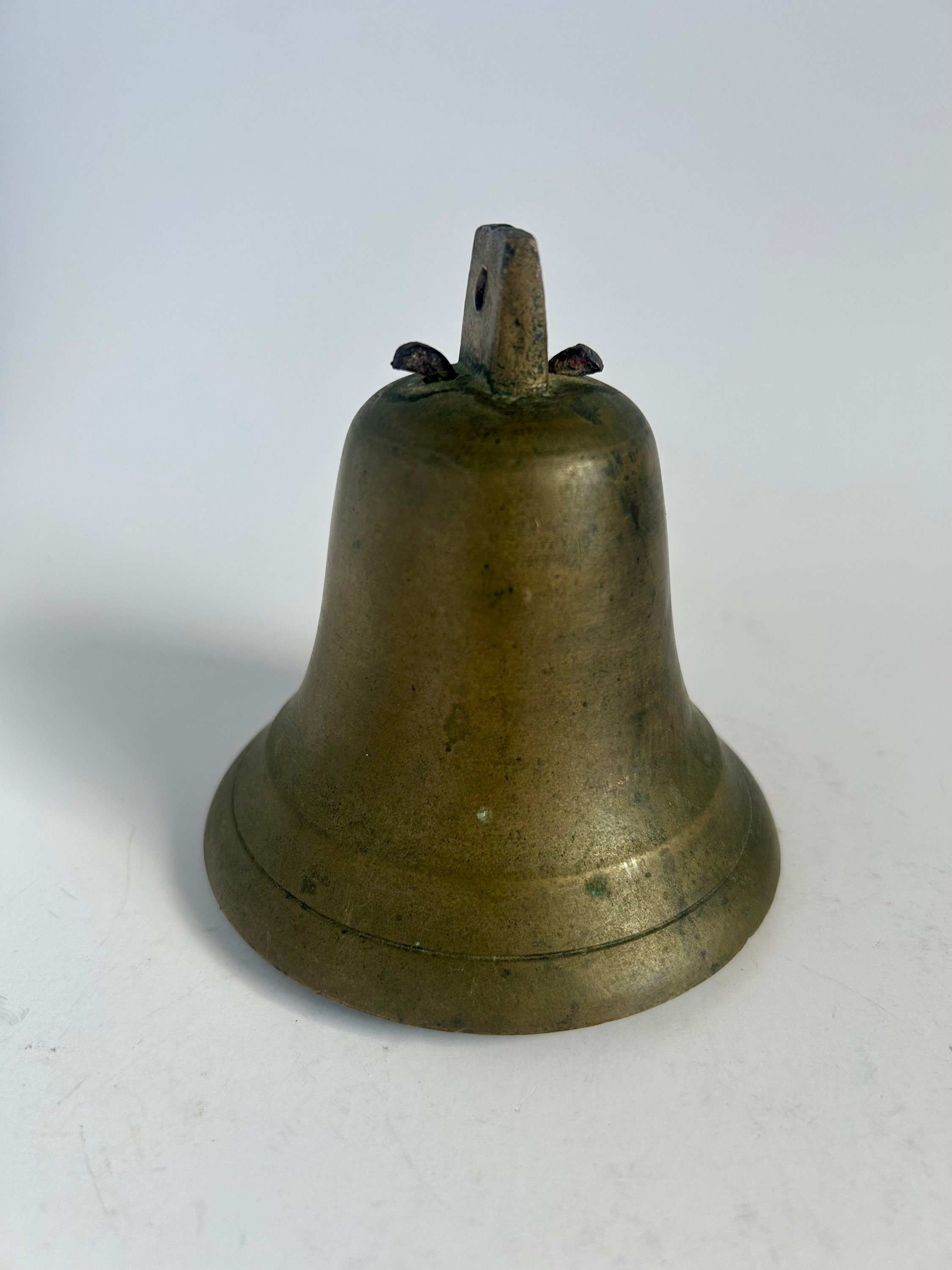 Campana de latón maczo vntage // Campana de latón sóldo de - Etsy España