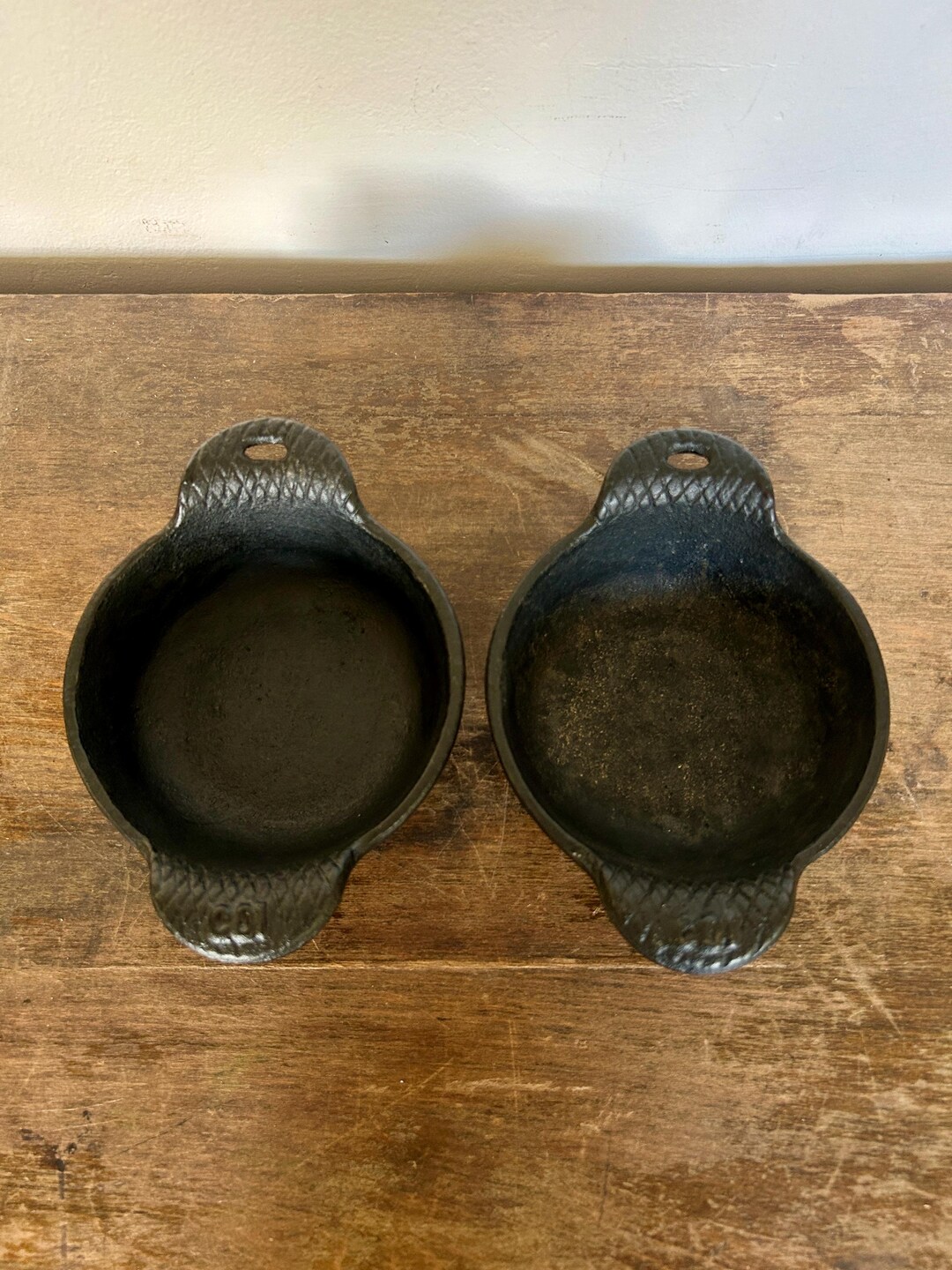 Midwinter Cookware Ramekins Vintage Pair of Cast Iron Ramekins | Cookware | Bakeware | Vintage ...