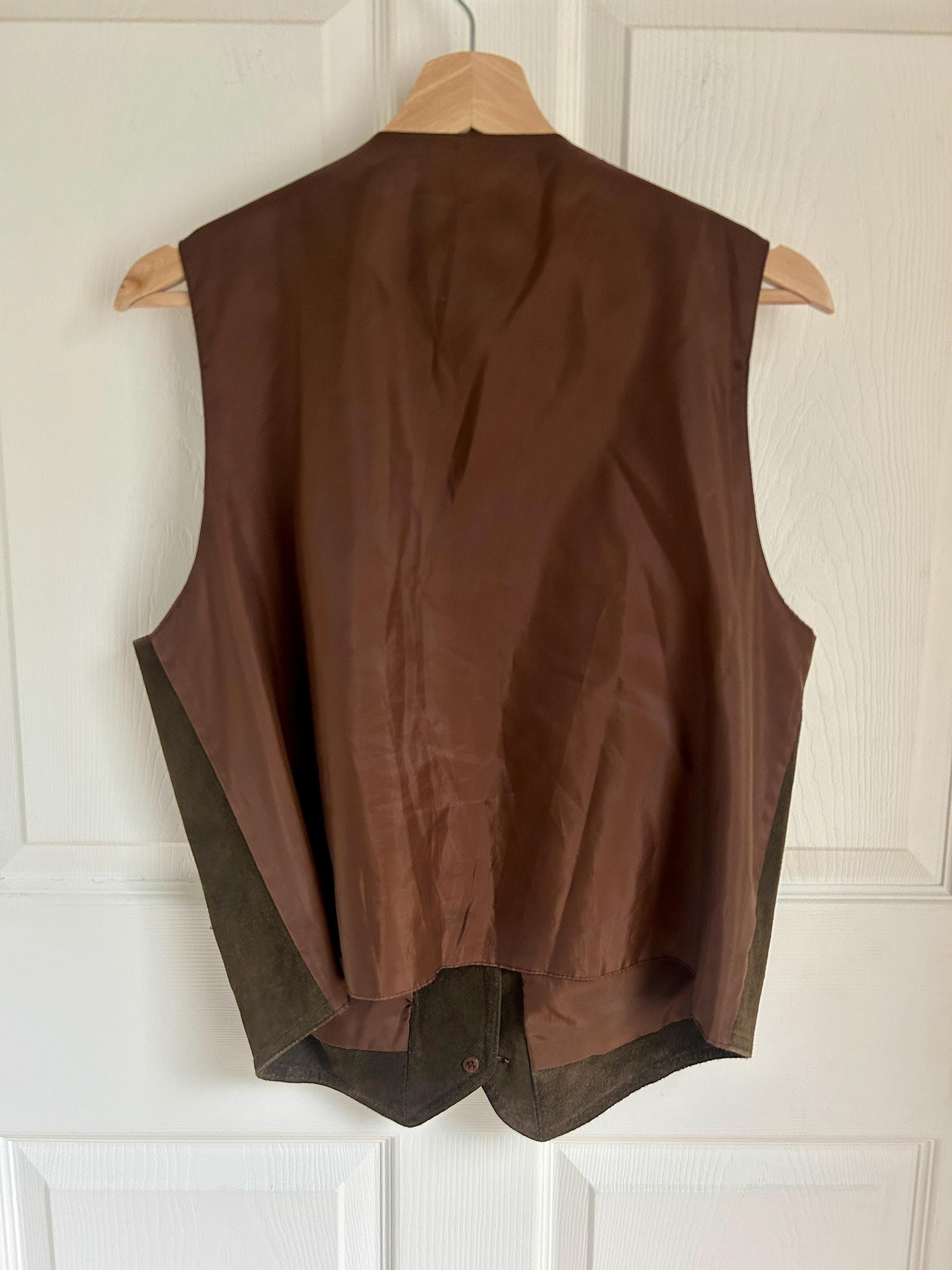 ヴィンテージ vintage メキシコ製 スウェード フリンジ レザーベスト