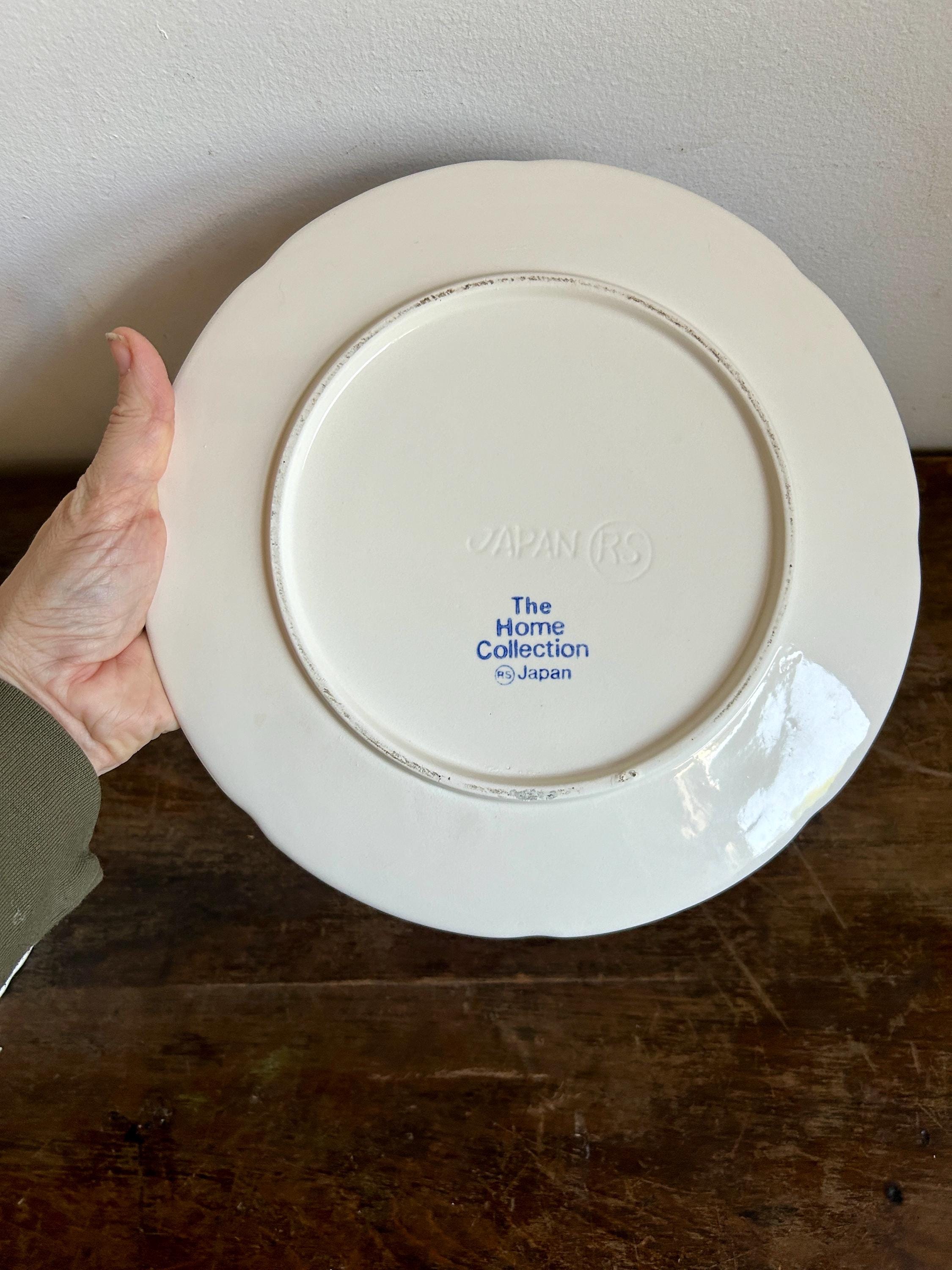 ヴィンテージ磁器製スープチューリンセット｜フルーツモチーフ、お玉