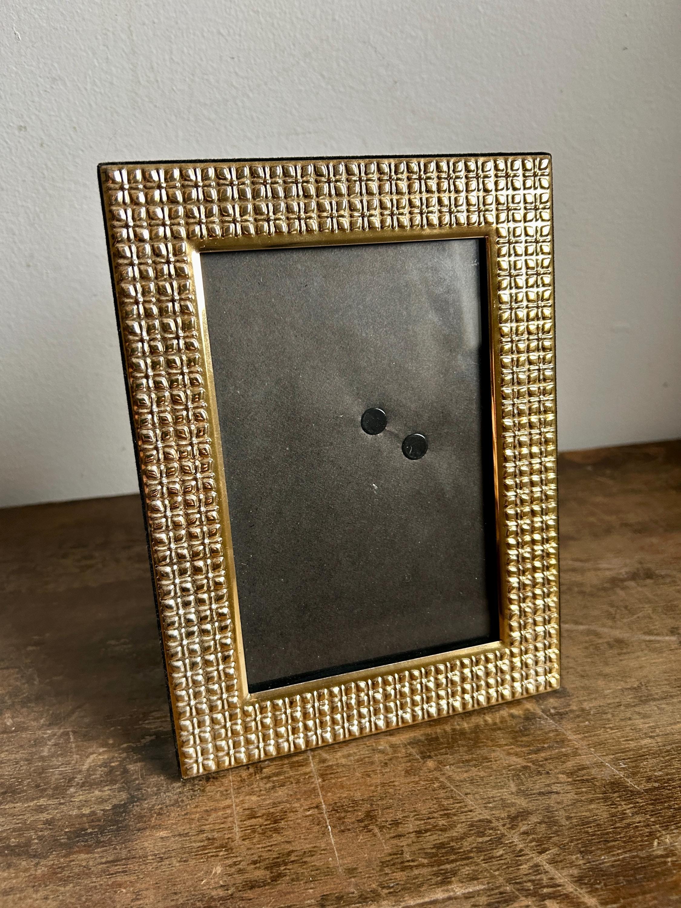 Vintage Set of Metallic Picture Frames | Gold and Silver | 70's Style ...