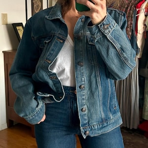 Vintage Arizona Jean Company Jean Jacket Size Medium | 90's Grunge