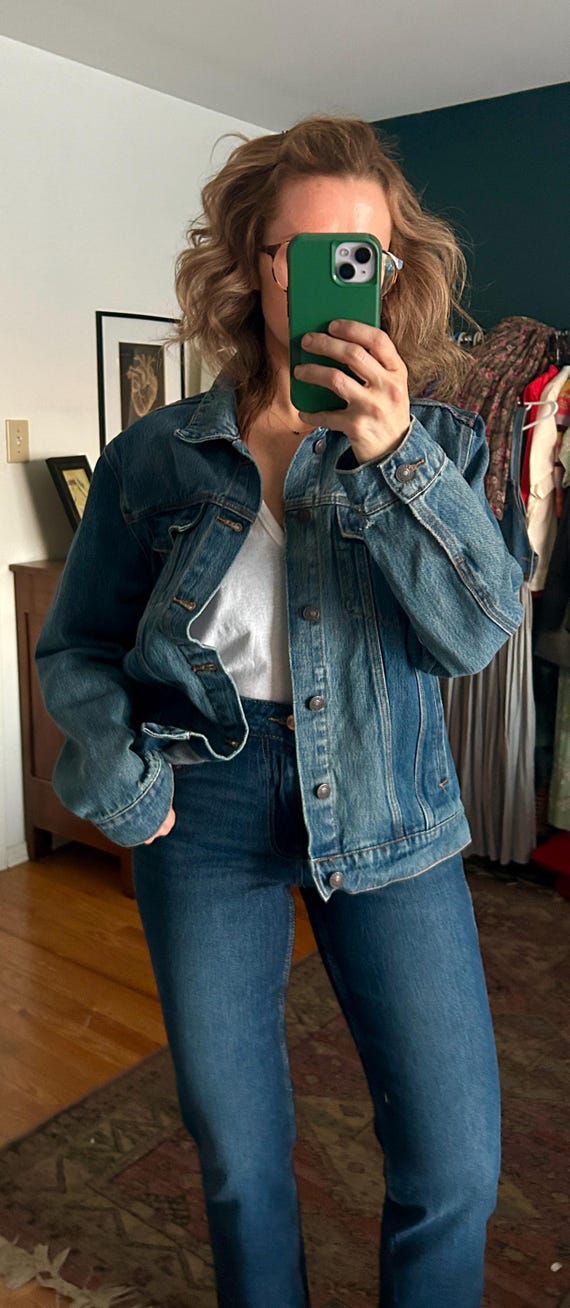 Vintage Arizona Jean Company Jean Jacket Size Medium | 90's Grunge