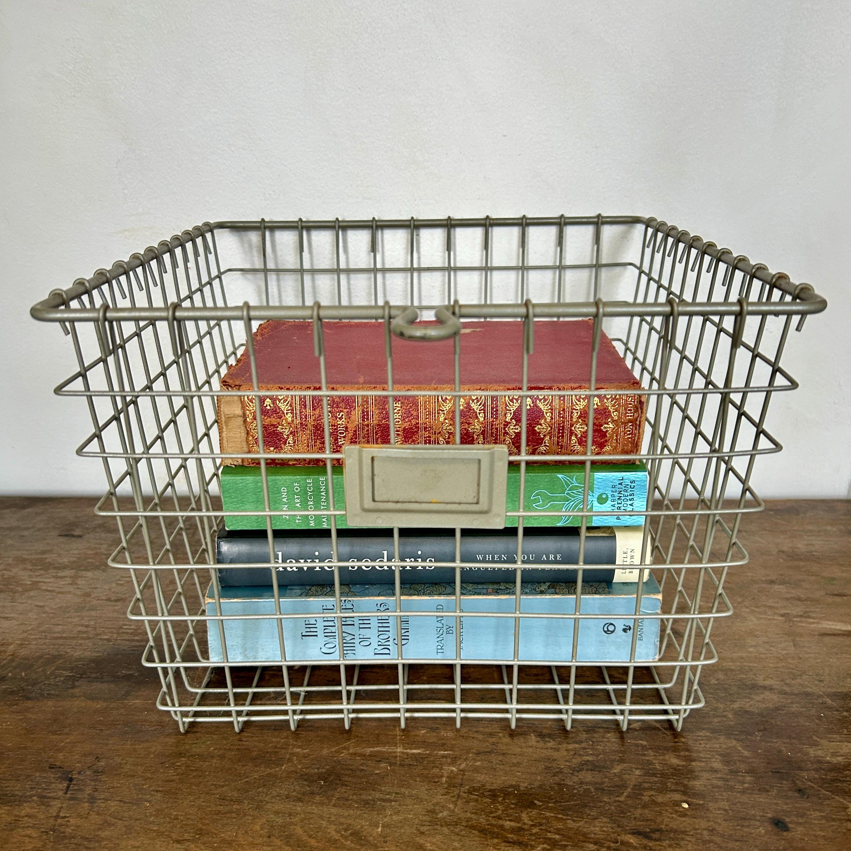 Metal Wire Milk Crate - Etsy