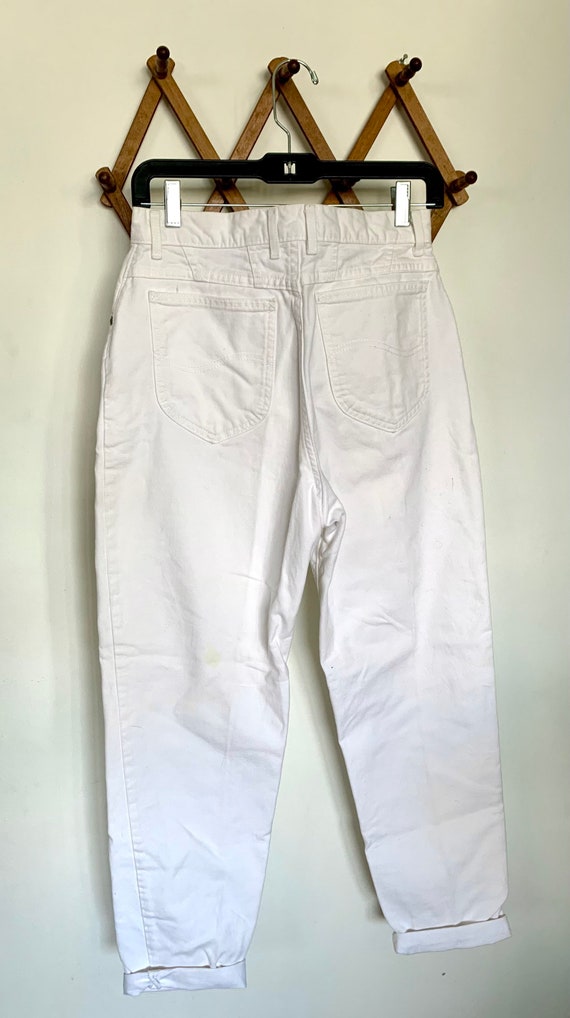 90's White Lee Mom Jeans Sz 10P - image 3