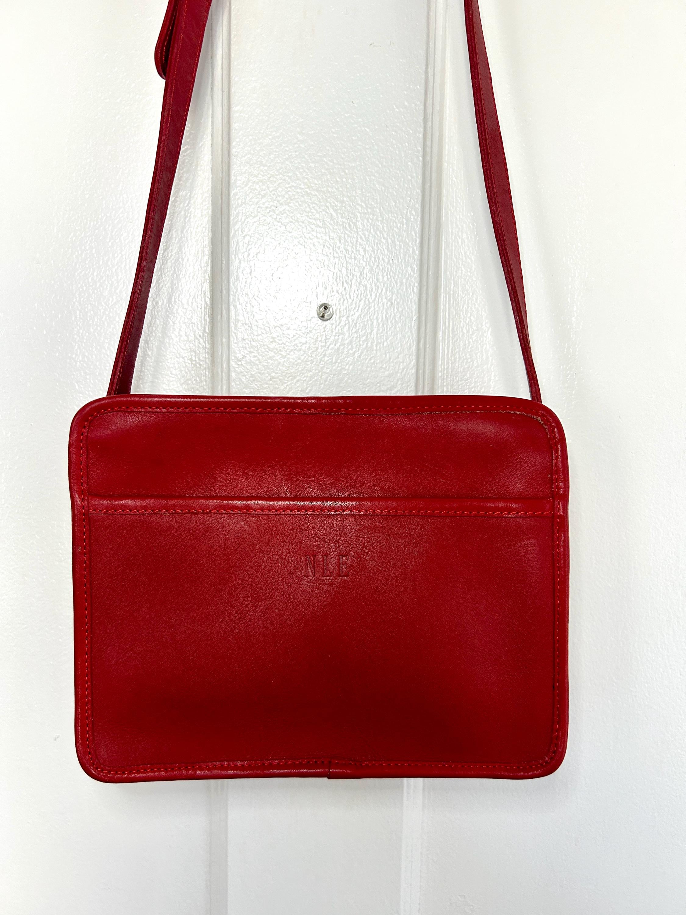 Vintage Red Coach Bag - Etsy Finland