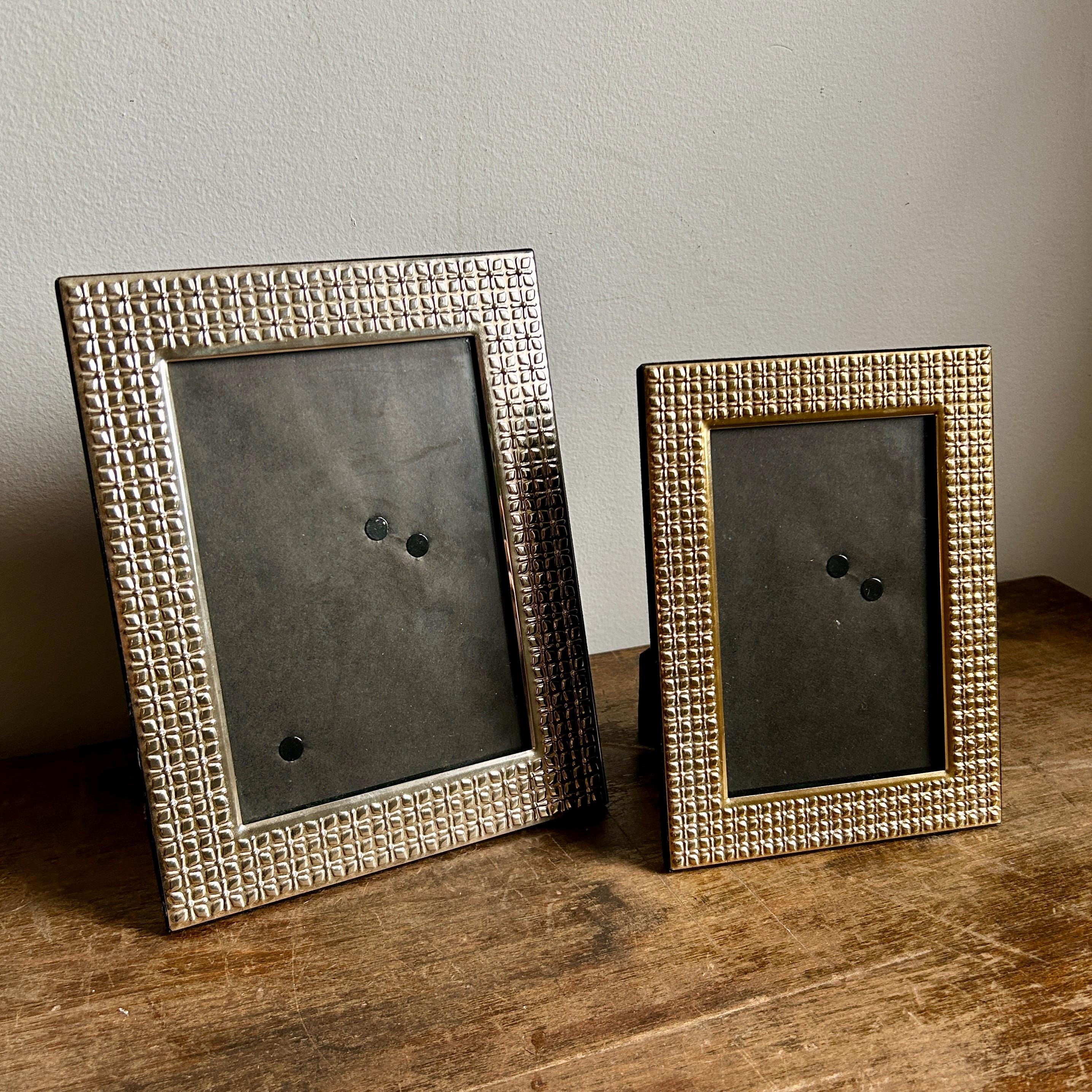 ヴィンテージ メタリック フォトフレーム セット | ゴールド＆シルバー