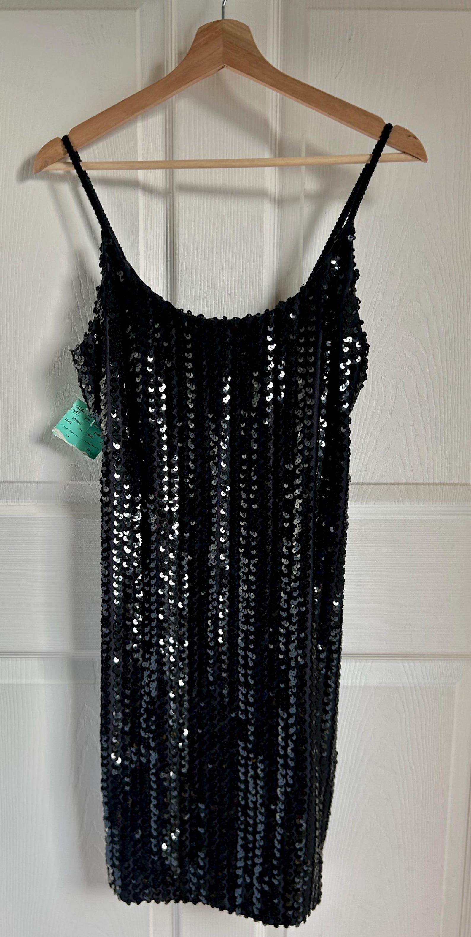 Vintage 00’s black sequin mini dress