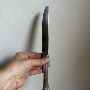 Vintage S Kirk & Son Sterling Dinner Knife | Silver Dinner Knife | 925 Silverware