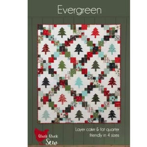 Modèle de courtepointe Evergreen - CCS215