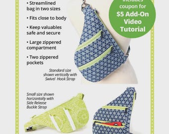 Side Hustle Crossbody Bag Pattern - PBA309
